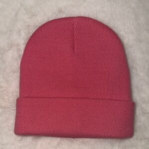 Cozy Pink Knit Beanie for Kids